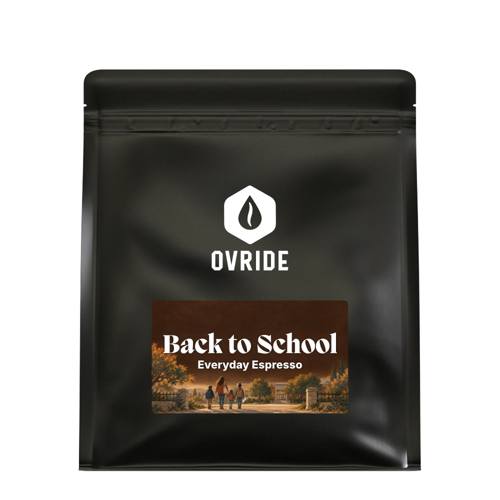 Pungă de cafea OVRIDE Back to School pentru espressoare automate